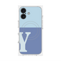 プレミアムパネル with MagSafe［ オリジナル - initial two tone - Y blue ］