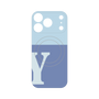 プレミアムパネル with MagSafe［ オリジナル - initial two tone - Y blue ］