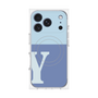 プレミアムパネル with MagSafe［ オリジナル - initial two tone - Y blue ］