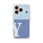 プレミアムパネル with MagSafe［ オリジナル - initial two tone - Y blue ］