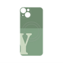 プレミアムパネル with MagSafe［ オリジナル - initial two tone - Y green ］