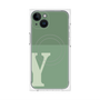 プレミアムパネル with MagSafe［ オリジナル - initial two tone - Y green ］