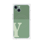 プレミアムパネル with MagSafe［ オリジナル - initial two tone - Y green ］