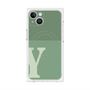 プレミアムパネル with MagSafe［ オリジナル - initial two tone - Y green ］