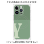 プレミアムパネル with MagSafe［ オリジナル - initial two tone - Y green ］