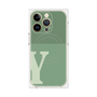 プレミアムパネル with MagSafe［ オリジナル - initial two tone - Y green ］