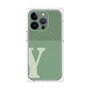 プレミアムパネル with MagSafe［ オリジナル - initial two tone - Y green ］