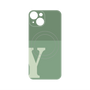 プレミアムパネル with MagSafe［ オリジナル - initial two tone - Y green ］