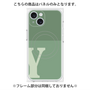 プレミアムパネル with MagSafe［ オリジナル - initial two tone - Y green ］