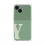 プレミアムパネル with MagSafe［ オリジナル - initial two tone - Y green ］