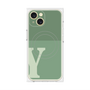 プレミアムパネル with MagSafe［ オリジナル - initial two tone - Y green ］
