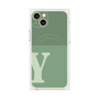 プレミアムパネル with MagSafe［ オリジナル - initial two tone - Y green ］