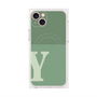 プレミアムパネル with MagSafe［ オリジナル - initial two tone - Y green ］