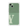 プレミアムパネル with MagSafe［ オリジナル - initial two tone - Y green ］