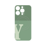 プレミアムパネル with MagSafe［ オリジナル - initial two tone - Y green ］