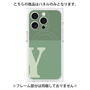 プレミアムパネル with MagSafe［ オリジナル - initial two tone - Y green ］