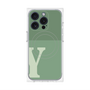 プレミアムパネル with MagSafe［ オリジナル - initial two tone - Y green ］