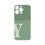 プレミアムパネル with MagSafe［ オリジナル - initial two tone - Y green ］