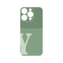 プレミアムパネル with MagSafe［ オリジナル - initial two tone - Y green ］