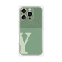 プレミアムパネル with MagSafe［ オリジナル - initial two tone - Y green ］