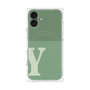 プレミアムパネル with MagSafe［ オリジナル - initial two tone - Y green ］