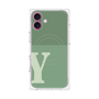プレミアムパネル with MagSafe［ オリジナル - initial two tone - Y green ］