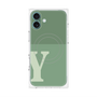 プレミアムパネル with MagSafe［ オリジナル - initial two tone - Y green ］