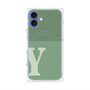 プレミアムパネル with MagSafe［ オリジナル - initial two tone - Y green ］