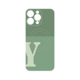 プレミアムパネル with MagSafe［ オリジナル - initial two tone - Y green ］