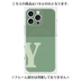 プレミアムパネル with MagSafe［ オリジナル - initial two tone - Y green ］
