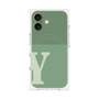 プレミアムパネル with MagSafe［ オリジナル - initial two tone - Y green ］