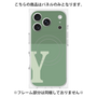 プレミアムパネル with MagSafe［ オリジナル - initial two tone - Y green ］