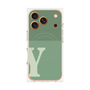 プレミアムパネル with MagSafe［ オリジナル - initial two tone - Y green ］