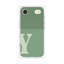 プレミアムパネル with MagSafe［ オリジナル - initial two tone - Y green ］