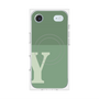 プレミアムパネル with MagSafe［ オリジナル - initial two tone - Y green ］