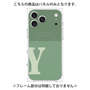 プレミアムパネル with MagSafe［ オリジナル - initial two tone - Y green ］