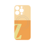 プレミアムパネル with MagSafe［ オリジナル - initial two tone - Z orange ］