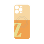 プレミアムパネル with MagSafe［ オリジナル - initial two tone - Z orange ］