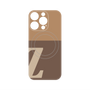 プレミアムパネル with MagSafe［ オリジナル - initial two tone - Z brown ］