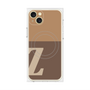 プレミアムパネル with MagSafe［ オリジナル - initial two tone - Z brown ］
