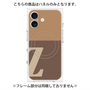 プレミアムパネル with MagSafe［ オリジナル - initial two tone - Z brown ］