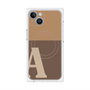 プレミアムパネル with MagSafe［ オリジナル - initial two tone - A brown ］