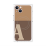 プレミアムパネル with MagSafe［ オリジナル - initial two tone - A brown ］