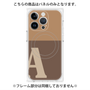 プレミアムパネル with MagSafe［ オリジナル - initial two tone - A brown ］