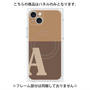 プレミアムパネル with MagSafe［ オリジナル - initial two tone - A brown ］