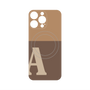 プレミアムパネル with MagSafe［ オリジナル - initial two tone - A brown ］