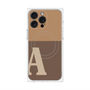 プレミアムパネル with MagSafe［ オリジナル - initial two tone - A brown ］