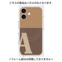 プレミアムパネル with MagSafe［ オリジナル - initial two tone - A brown ］
