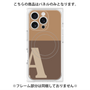 プレミアムパネル with MagSafe［ オリジナル - initial two tone - A brown ］