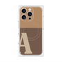 プレミアムパネル with MagSafe［ オリジナル - initial two tone - A brown ］